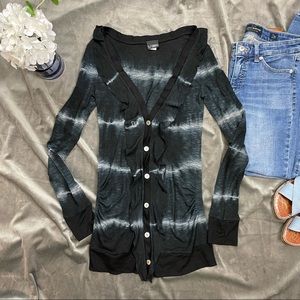 Long Sleeve Cardigan with Buttons